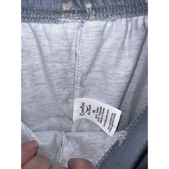 Comfies Siberian Husky Pajama Bottoms Sz L Unisex Lightweight Cotton Blend New - Picture 4 of 6